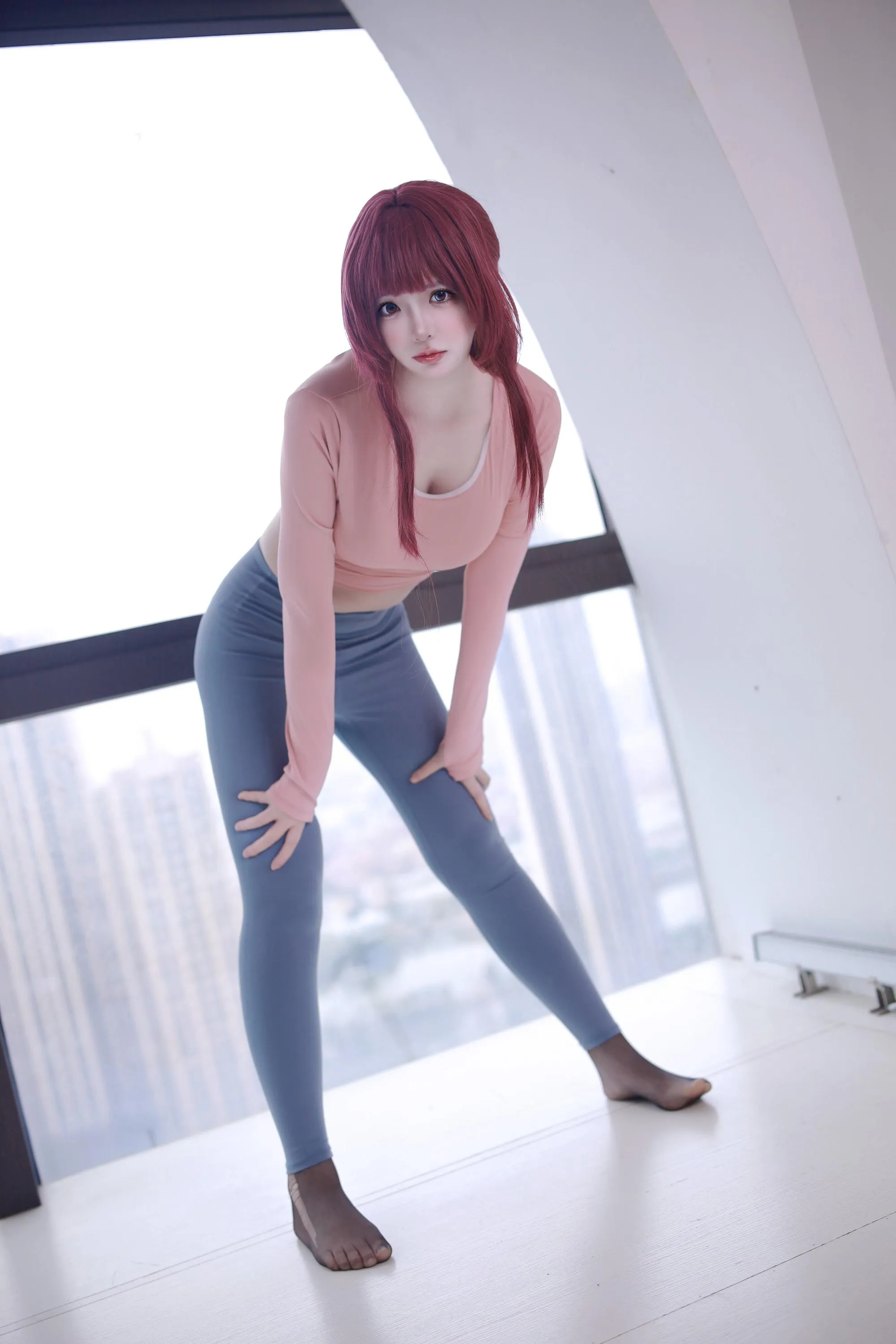 疯猫ss – NO.134 2024年二月限定 瑜伽服 卡芙卡 [58P]插图9